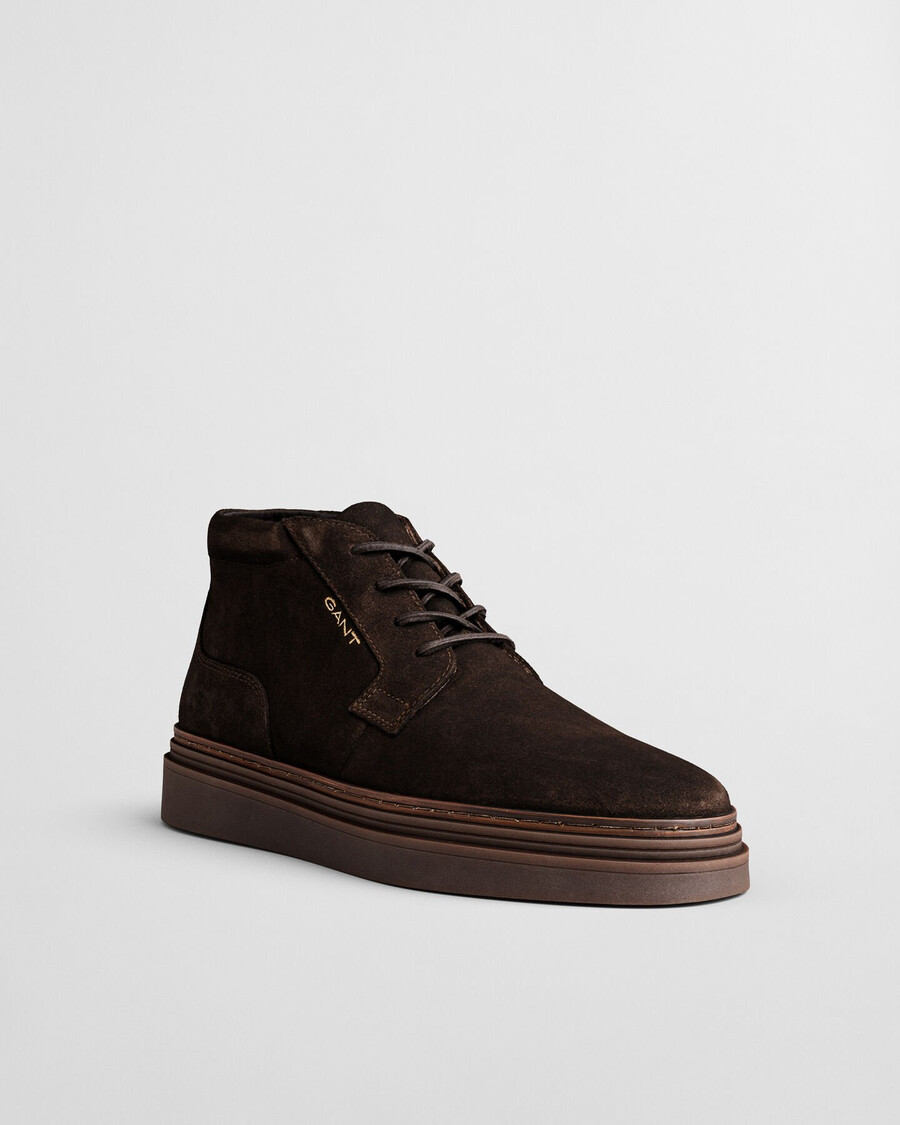 buty kinzoon mid boots – ciemnobrązowe