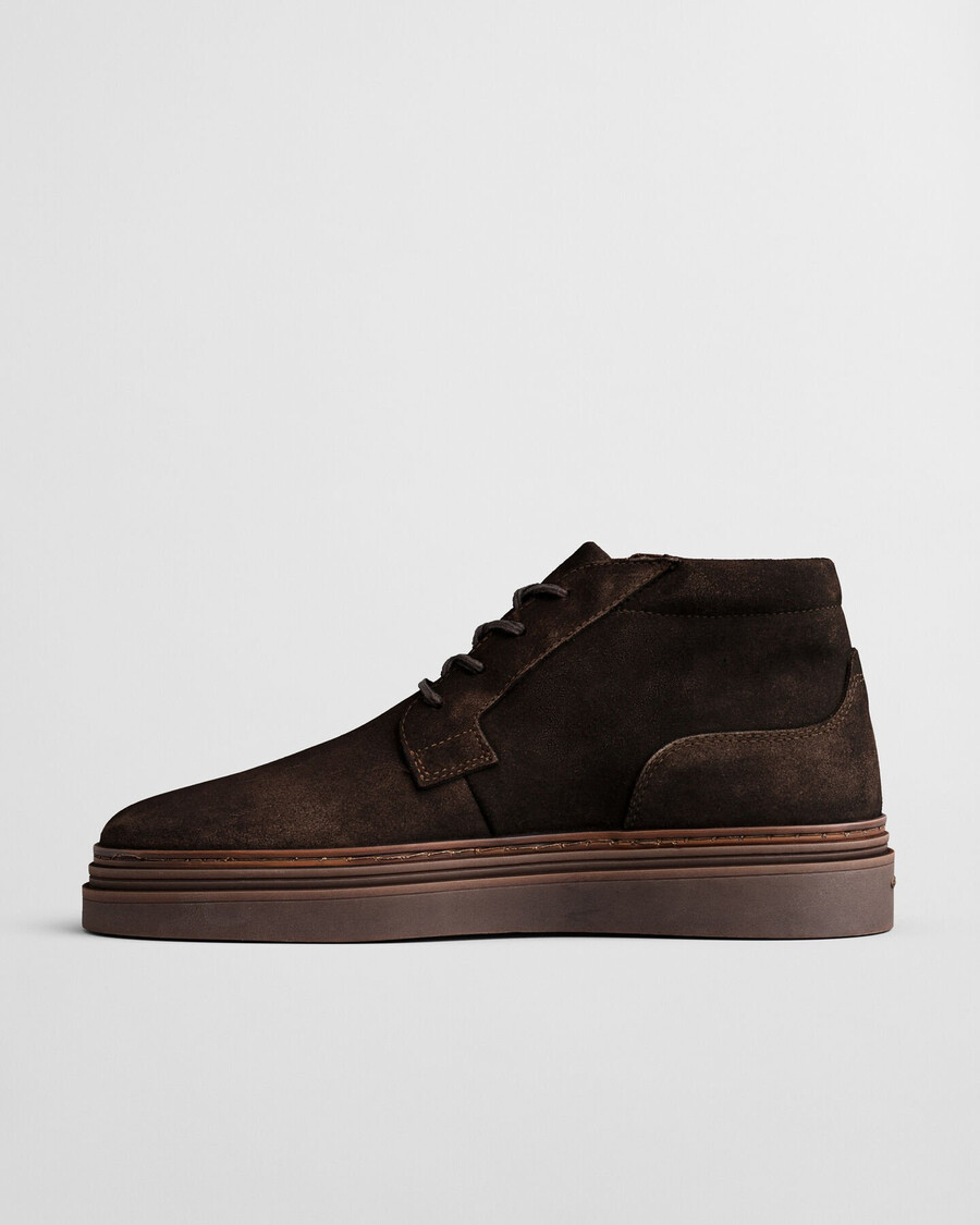 buty kinzoon mid boots – ciemnobrązowe