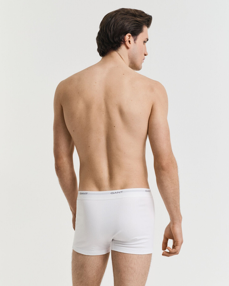 3 sztuki spodni core trunks – białe