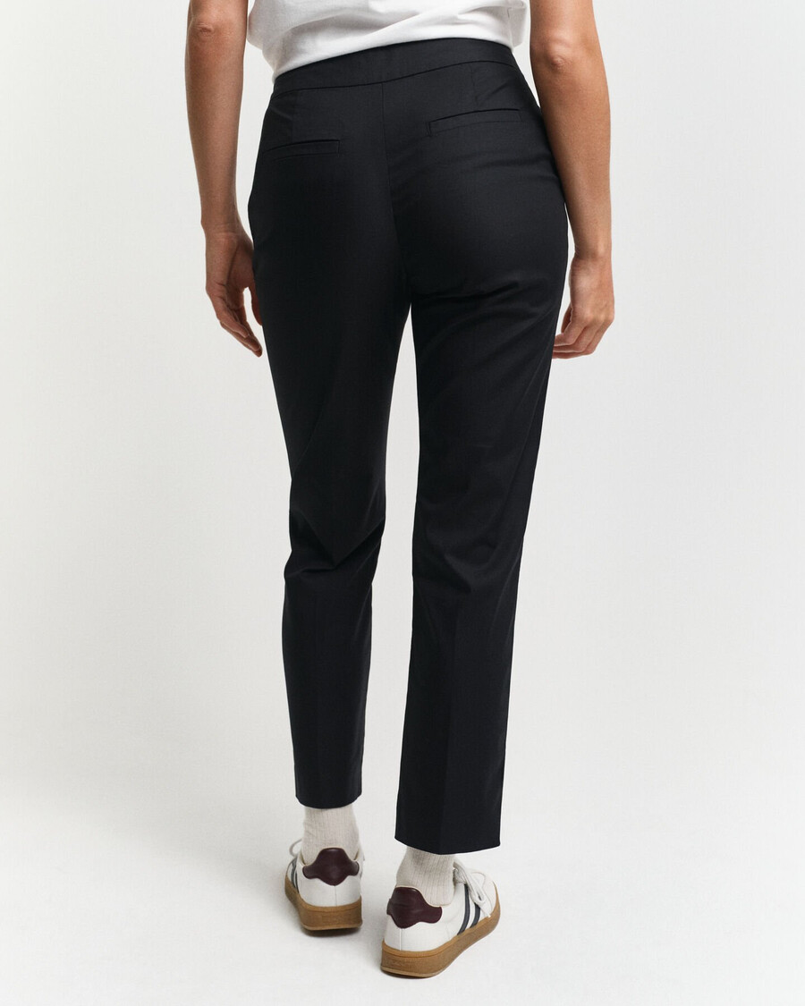 spodnie cygaretki slim - ebony black