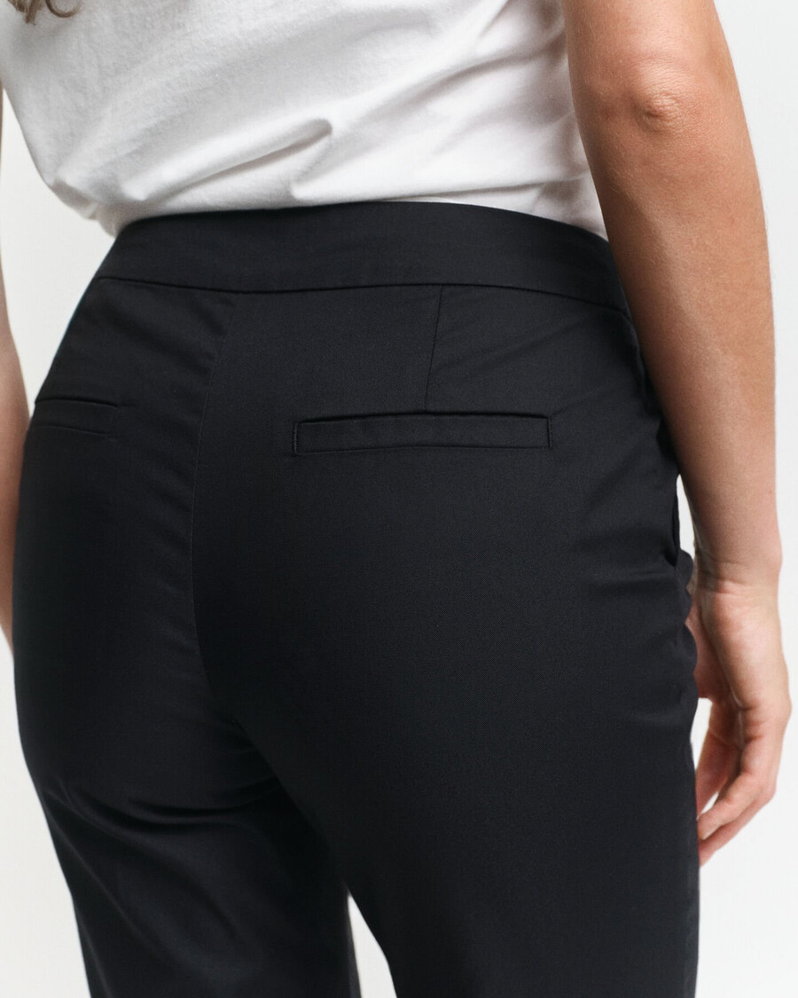 spodnie cygaretki slim - ebony black