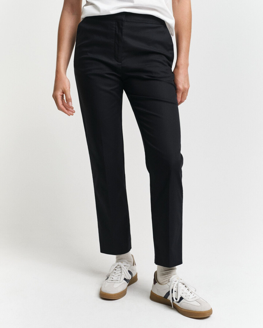 spodnie cygaretki slim - ebony black