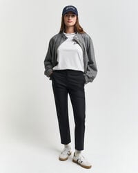 spodnie cygaretki slim - ebony black
