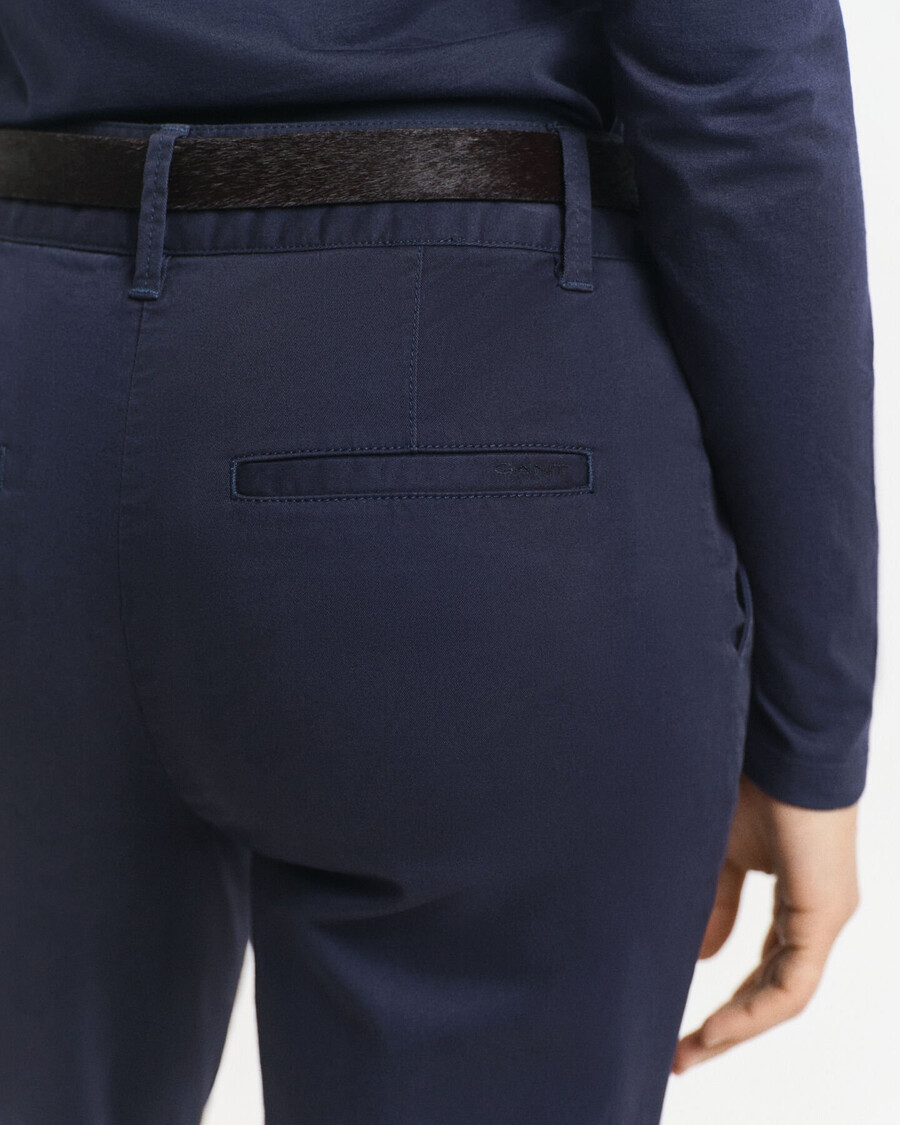 chinosy slim fit – wieczorowy błękit