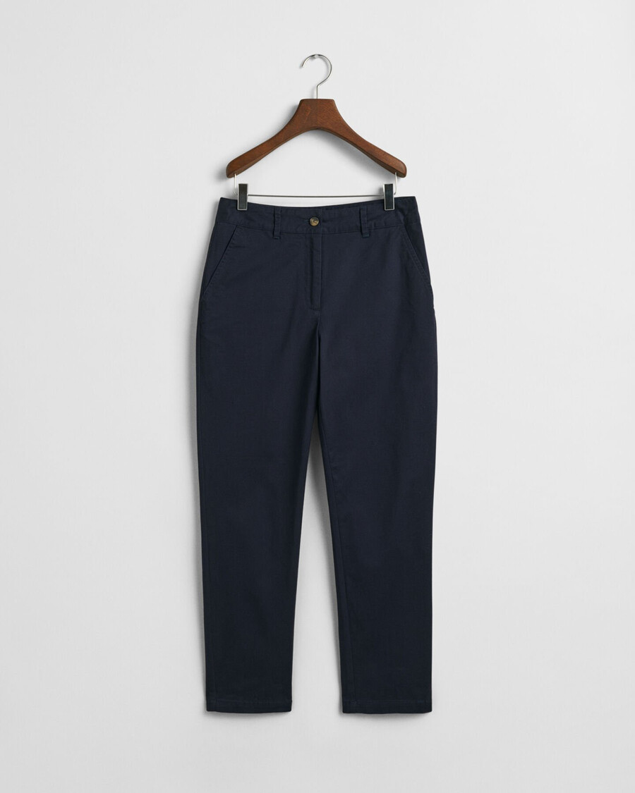 chinosy slim fit – wieczorowy błękit