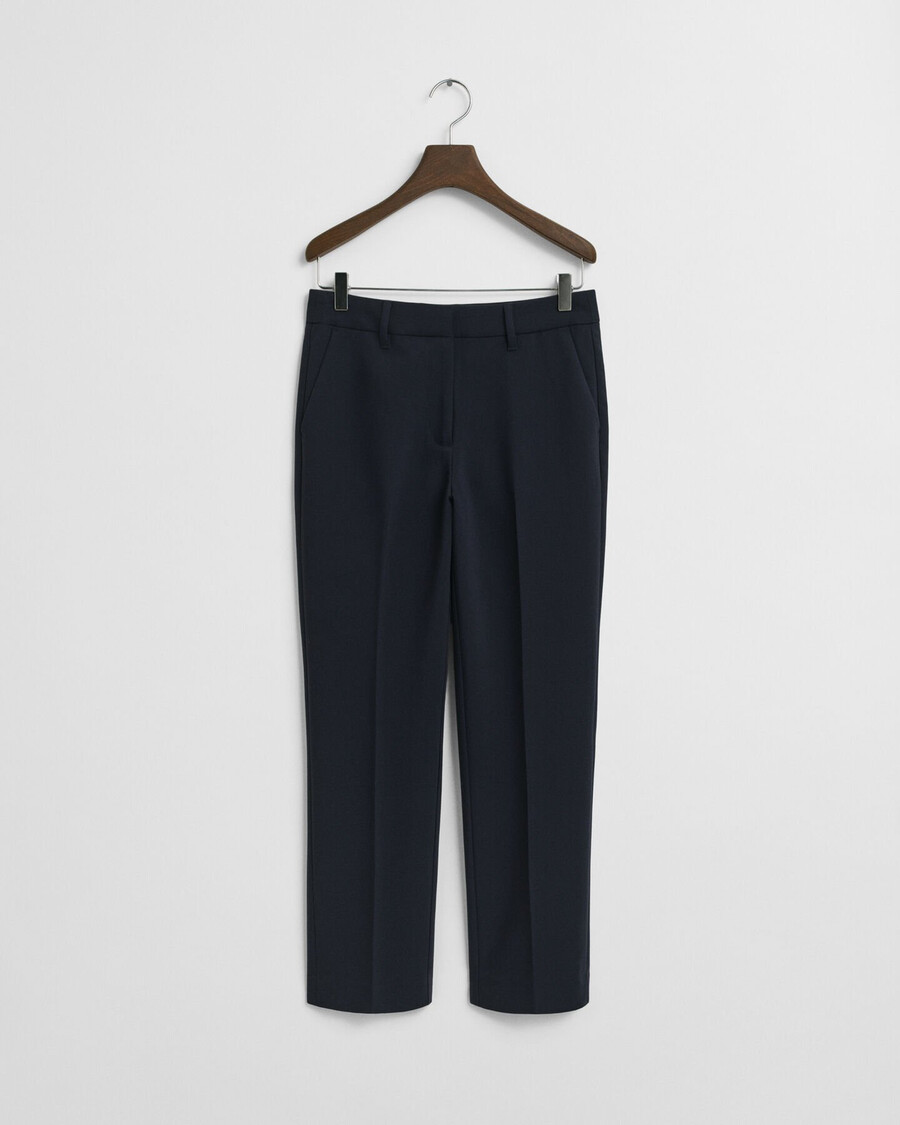 spodnie slim fit fluid – wieczorowy błękit