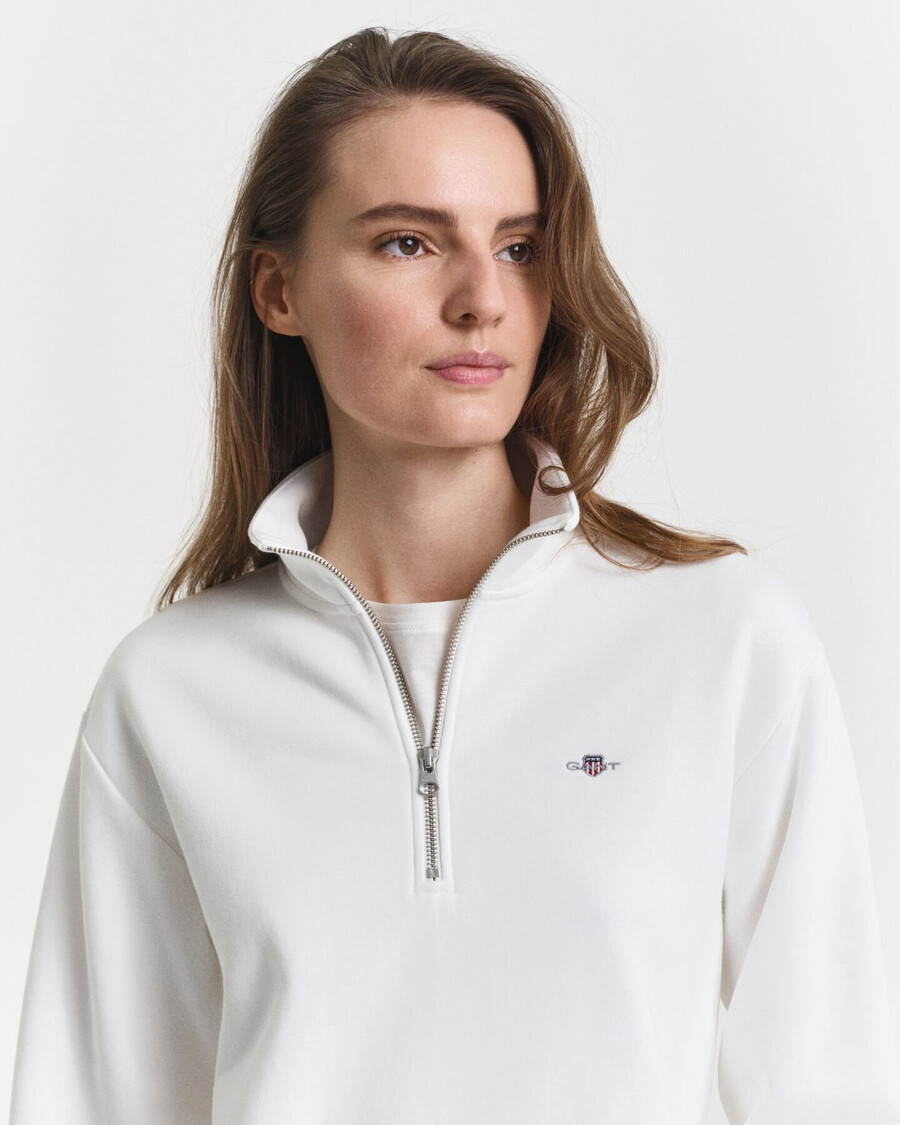bluza shield half zip w kolorze skorupki jajka