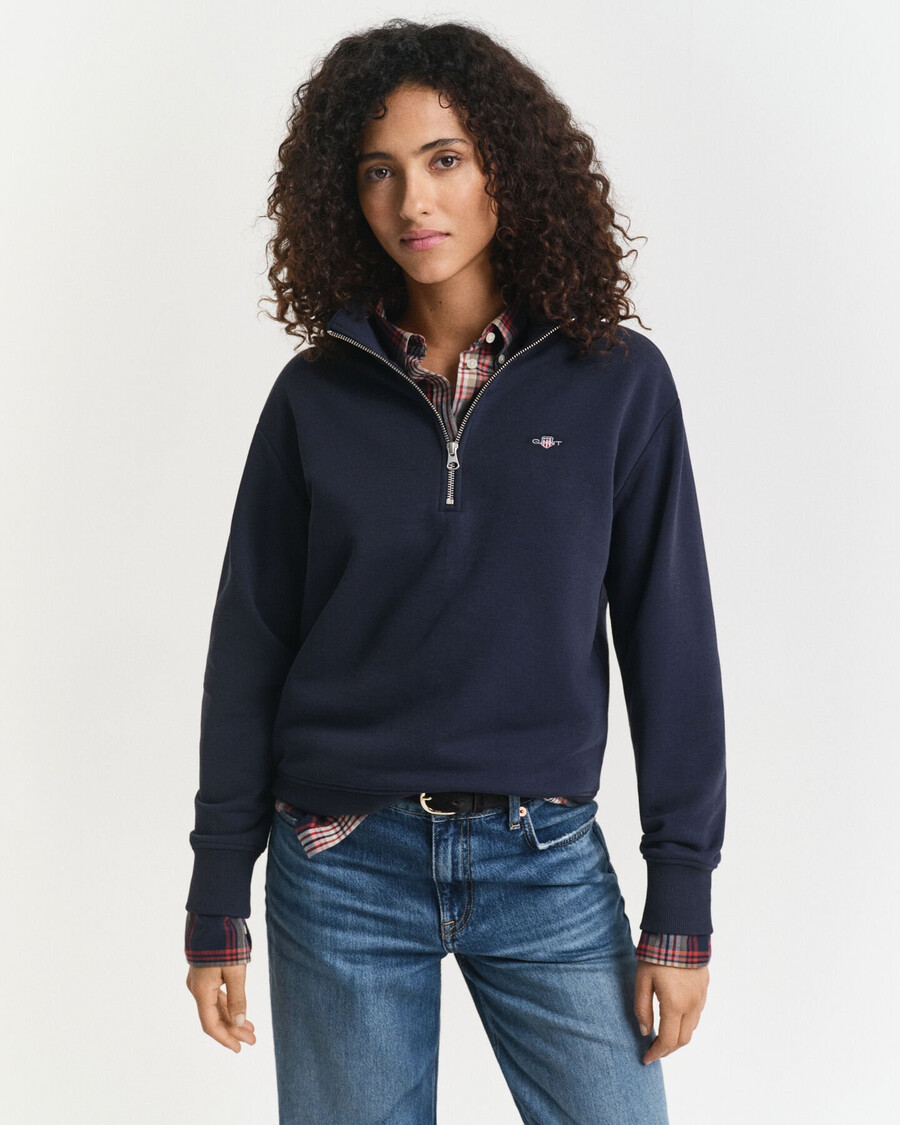 bluza shield half zip – wieczorowy błękit