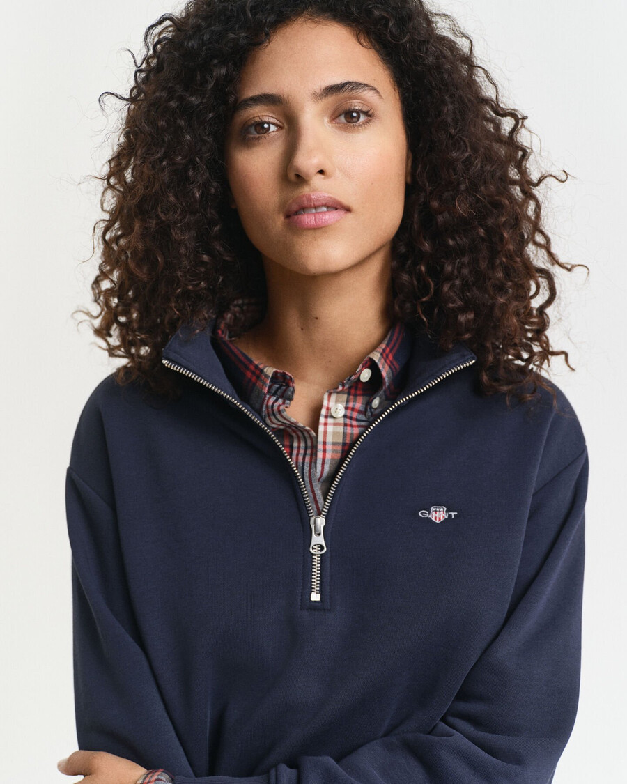 bluza shield half zip – wieczorowy błękit