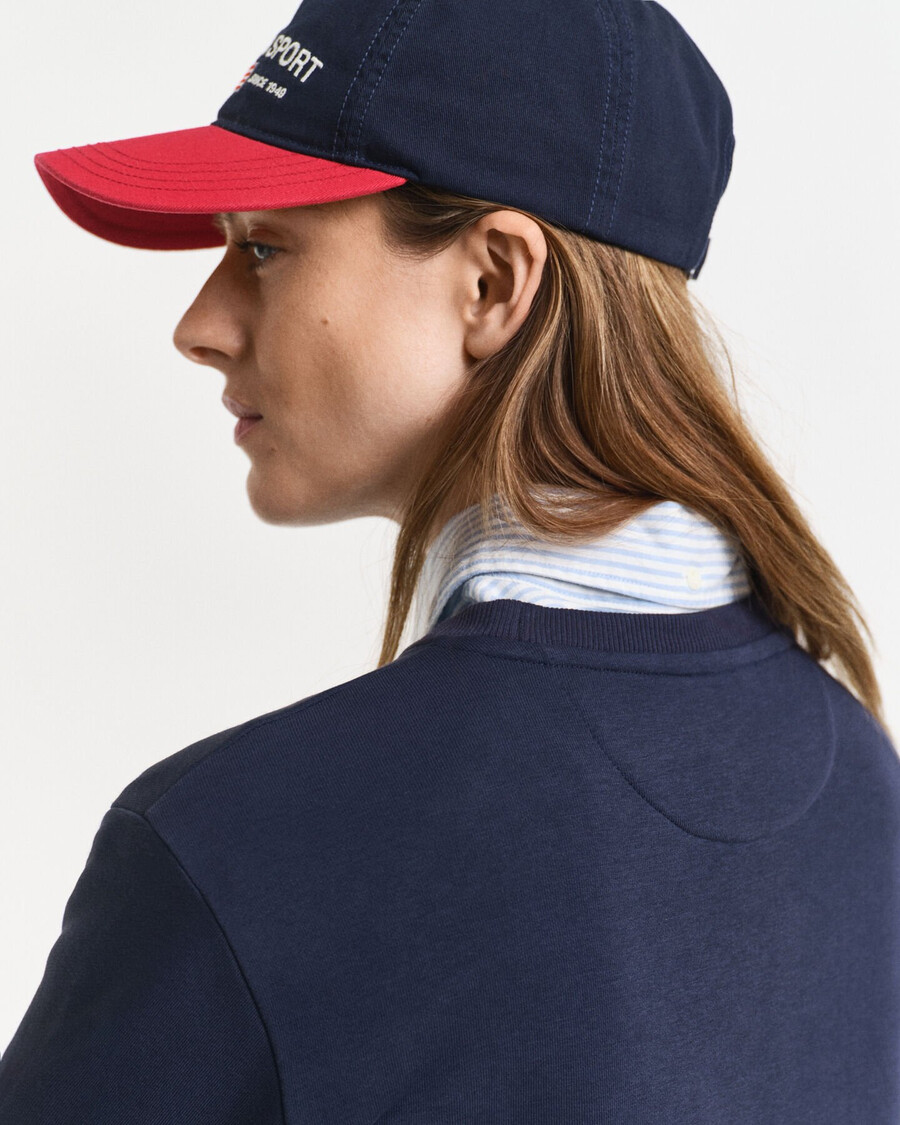 sukienka dresowa shield crew neck – wieczorowy błękit