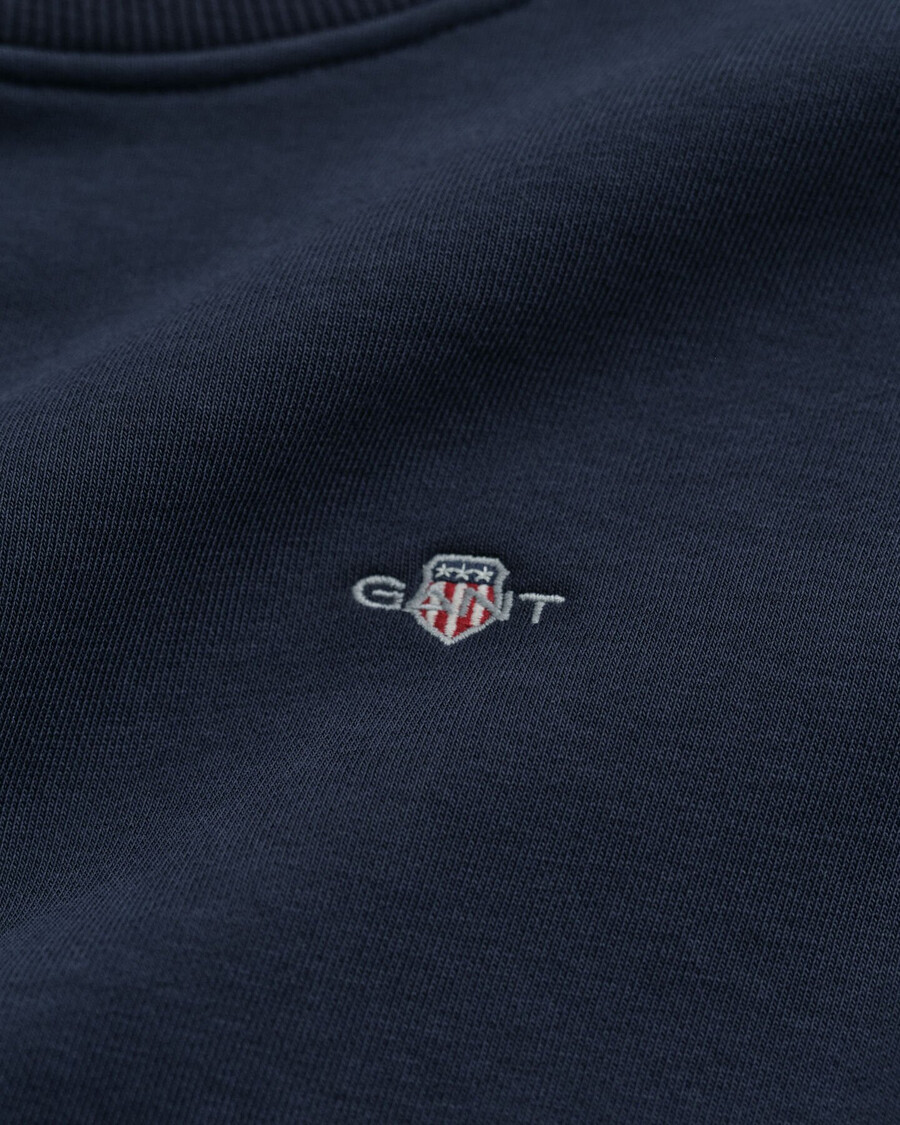 sukienka dresowa shield crew neck – wieczorowy błękit