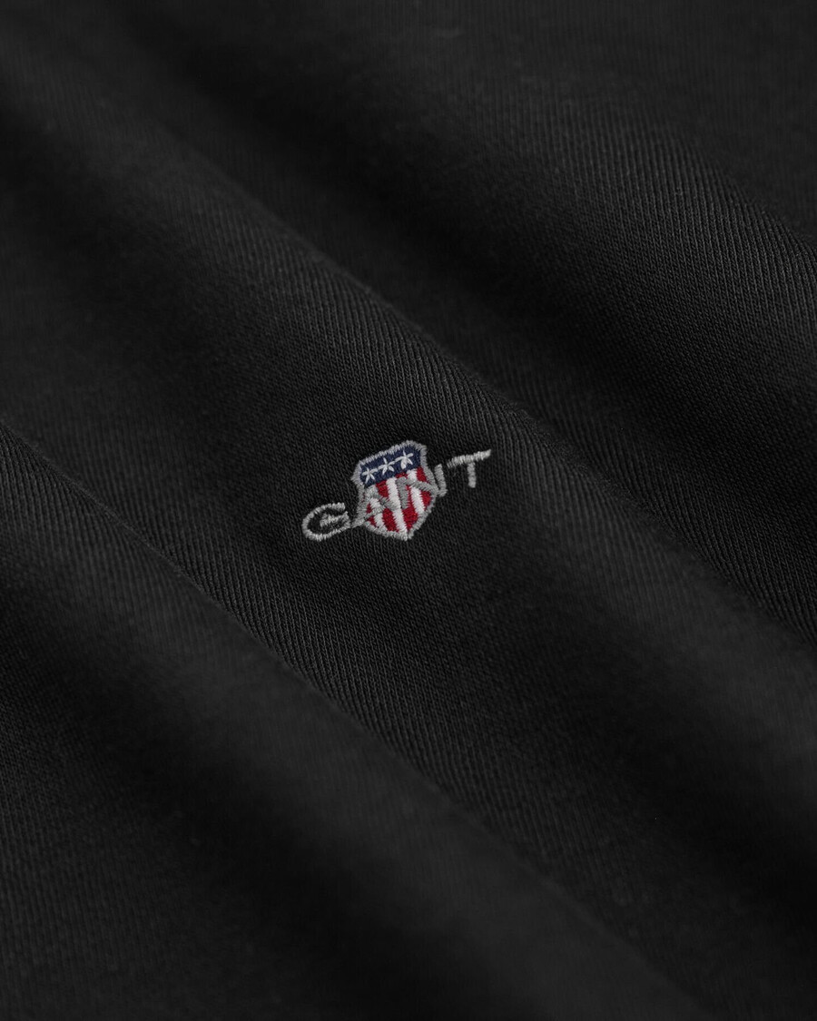 bluza z okrągłym dekoltem shield – czarna