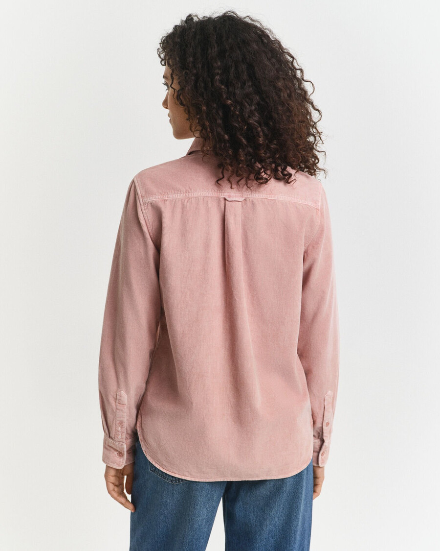 koszula sztruksowa o regularnym kroju – dusty rose