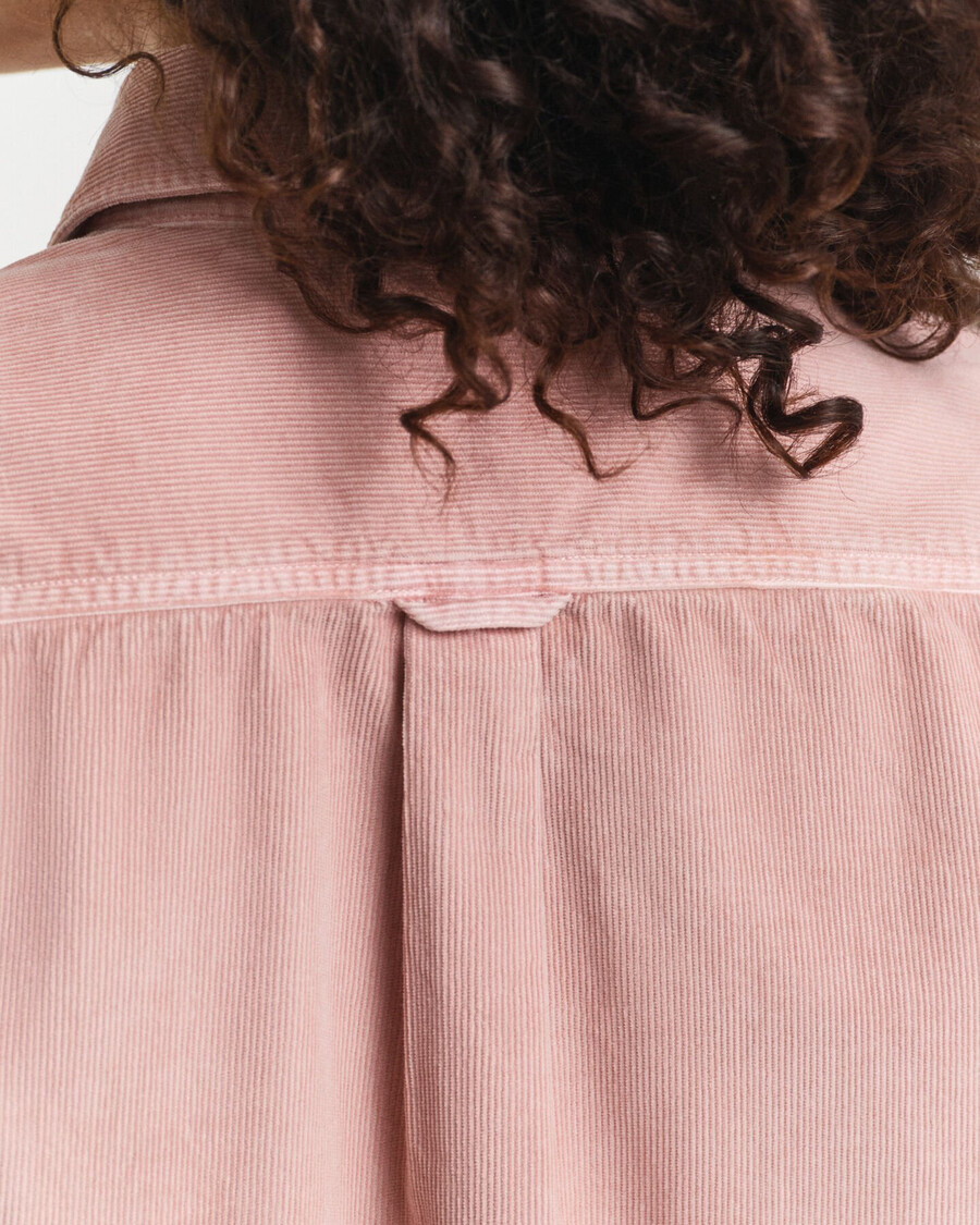 koszula sztruksowa o regularnym kroju – dusty rose