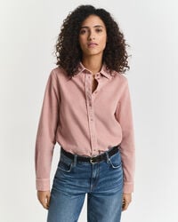 koszula sztruksowa o regularnym kroju – dusty rose