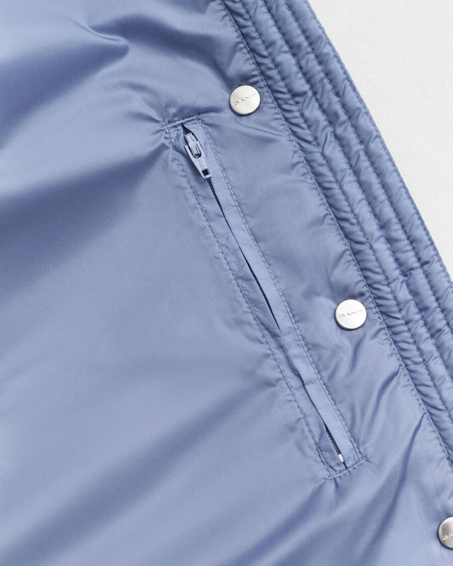 lekka kurtka puchowa – sprany denim