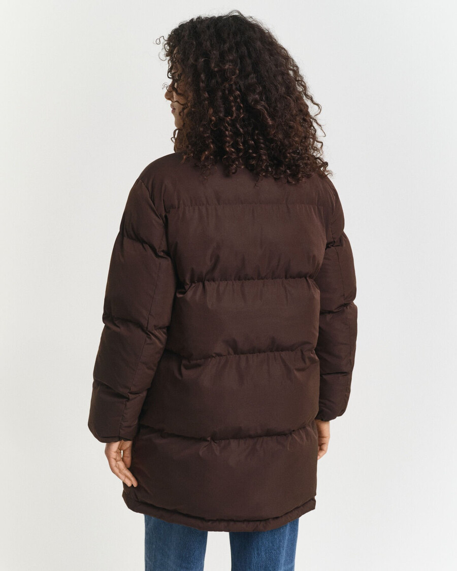 active cloud coat - głęboki brąz