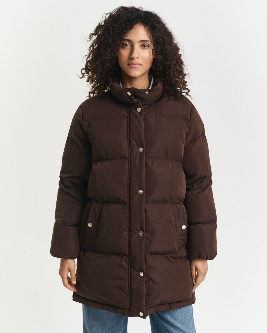 active cloud coat - głęboki brąz