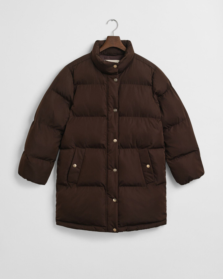 active cloud coat - głęboki brąz
