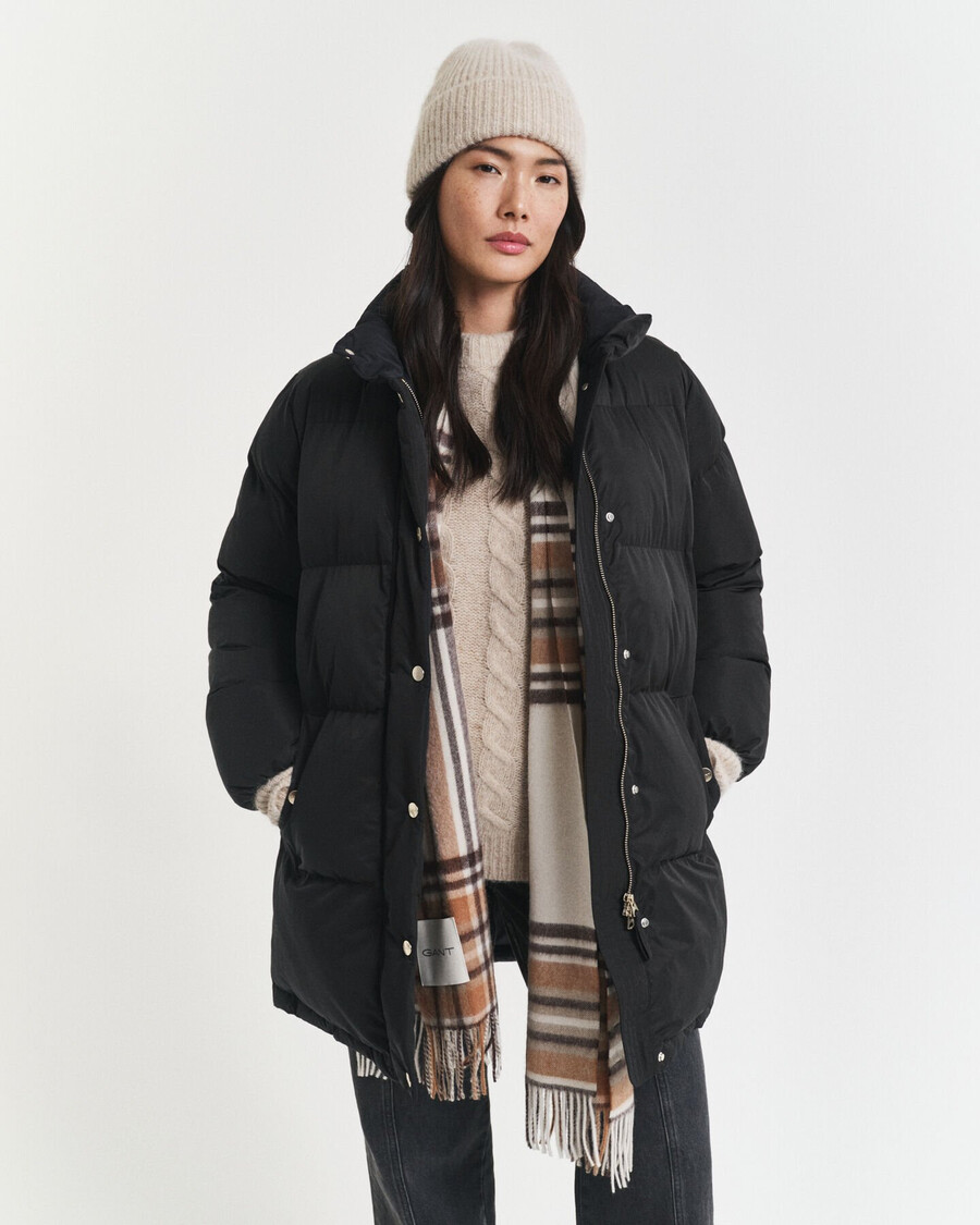 active cloud coat - czarny