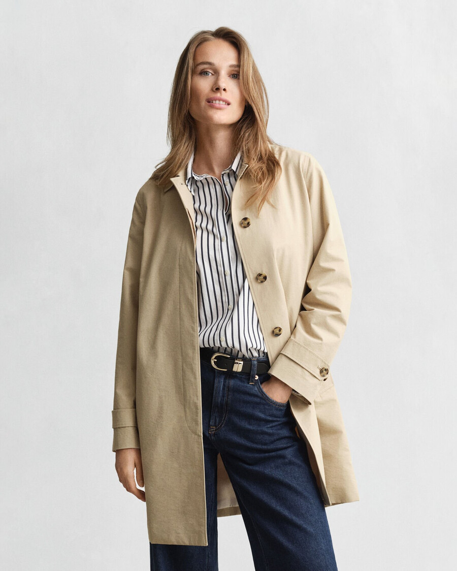 płaszcz samochodowy - oat beige