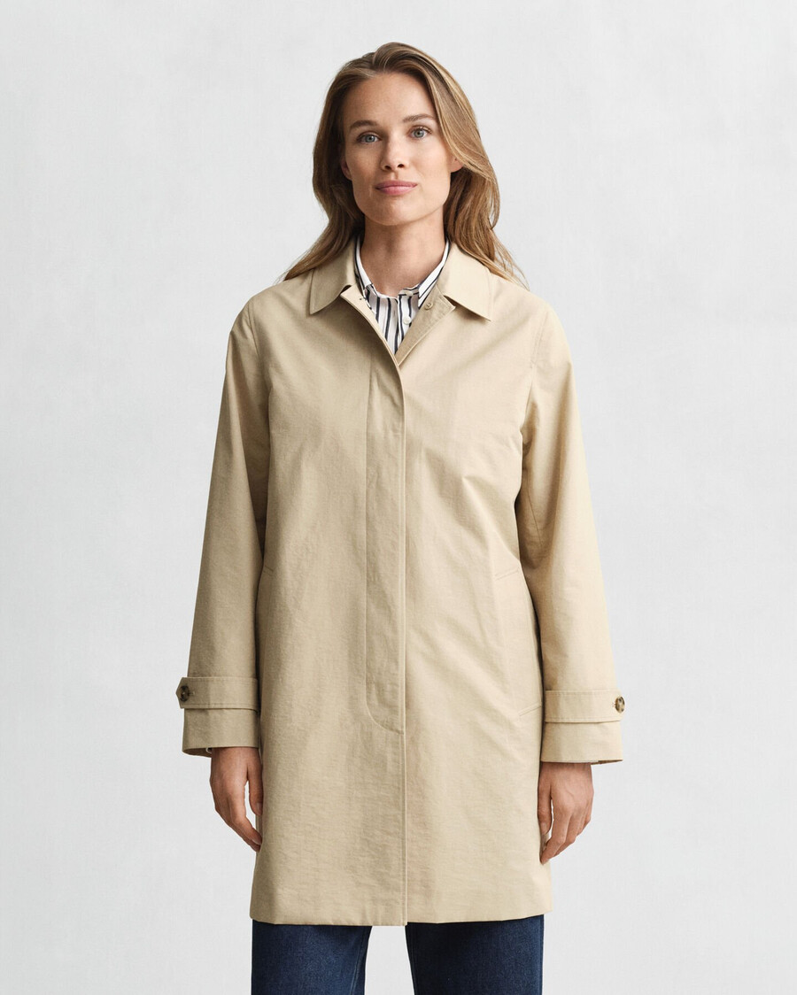 płaszcz samochodowy - oat beige
