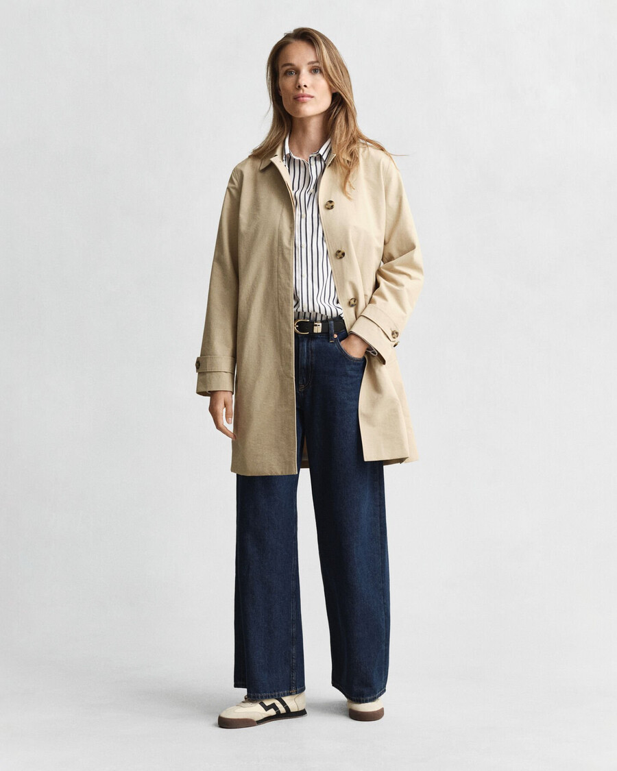płaszcz samochodowy - oat beige