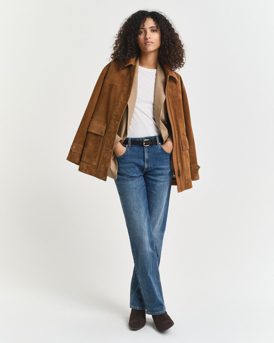 marynarka klubowa slim fit - ciepły khaki