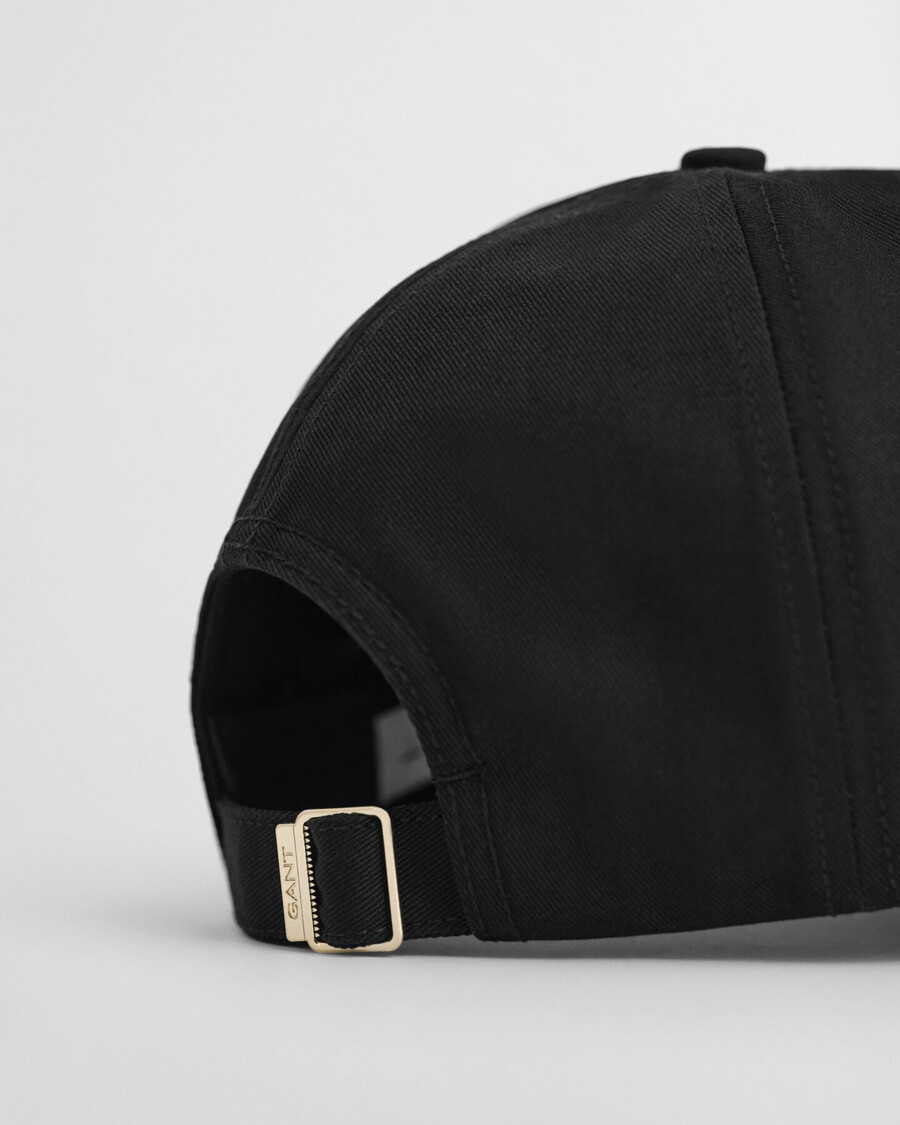czapka shield cotton twill – czarna