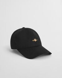 czapka shield cotton twill – czarna