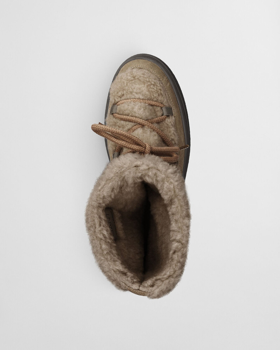 buty snowhill laceup mid boots – ciepłe khaki