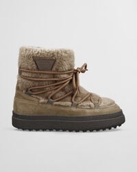 buty snowhill laceup mid boots – ciepłe khaki