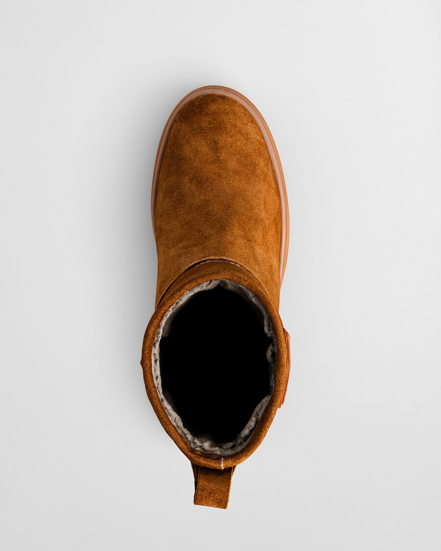 buty snowhill mid boots - cognac