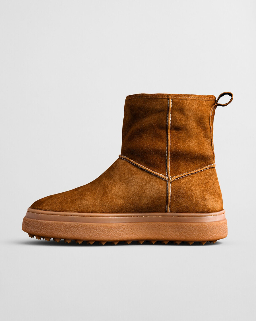 buty snowhill mid boots - cognac