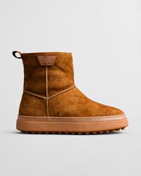 buty snowhill mid boots - cognac