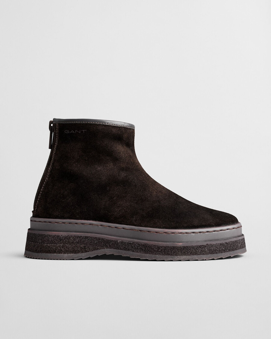 buty sistown mid boots – głęboki brąz