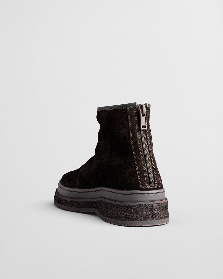 buty sistown mid boots – głęboki brąz