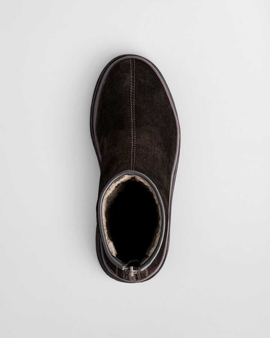 buty sistown mid boots – głęboki brąz
