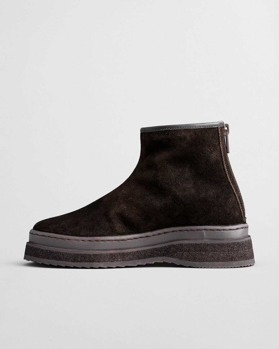 buty sistown mid boots – głęboki brąz